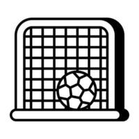 Premium-Download-Symbol des Fußballspiels vektor