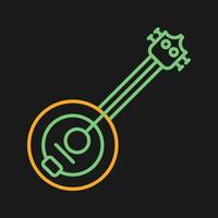 banjo vektor ikon