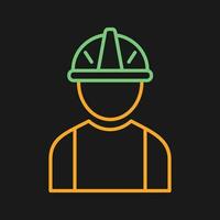 byggnadsarbetare vektor ikon