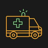 Krankenwagen-Vektor-Symbol vektor