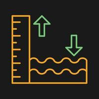 Vektorsymbol für Flut vektor