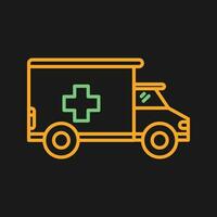 Krankenwagen-Vektor-Symbol vektor