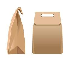 Karton Paket zum Essen oder Produkte, Öko Verpackung vektor