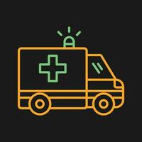 Krankenwagen-Vektor-Symbol vektor