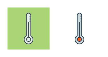 Vektorsymbol für die Temperaturprüfung vektor