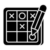 Premium-Download-Symbol von Tic Tac Toe vektor