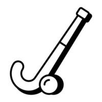 ein linear Design Symbol von Eishockey vektor