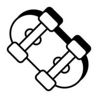 ein Icon-Design von Skateboard vektor