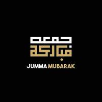 jumma mubarak arabicum kalligrafi vektor hand dragen kalligrafi hand dra