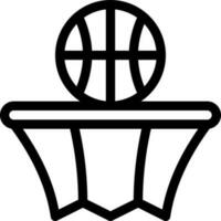 basketballvektorillustration auf einem hintergrund. hochwertige symbole. vektorikonen für konzept und grafikdesign. vektor