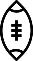 rugby vektor illustration på en bakgrund. premium kvalitet symbols.vector ikoner för koncept och grafisk design.