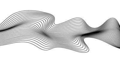 abstrakter 3d geometrischer Hintergrund des Schwarzweiss-Entwurfs mit optischer Täuschung vektor