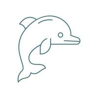 Delfin Logo Symbol Design vektor