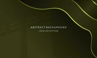 abstrakt geometrisk lutning bakgrund, brun vågform med elegant guld rader, enkel attraktiv för eps 10 presentationer vektor