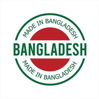 gemacht im Bangladesch Vektor Vertrauen Abzeichen Logo Design. gemacht im das Bangladesch Logo