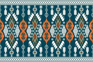 ethnisch Zahl aztekisch Stickerei Stil. geometrisch Ikat orientalisch traditionell Kunst Musterdesign zum ethnisch Hintergrund, Hintergrund, Mode, Kleidung, Verpackung, Stoff, Element, Sarong, Grafik, Vektor Illustration