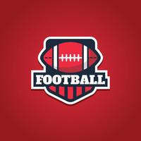 American Football-Emblem vektor