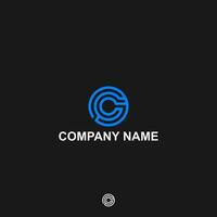 Monogramm Logo Brief C, cc oder ccc modern Unternehmen C, Brief, Symbol, cc, abstrakt, Vektor, Geschäft, Design, Hochzeit, Kunst, Schriftart, Konzept, Etikett, Alphabet, Vorlage, Bitcoin, Blau, kreativ vektor