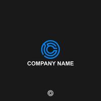 Monogramm Logo Brief C, cc oder ccc modern Unternehmen C, Brief, Symbol, cc, abstrakt, Vektor, Geschäft, Design, Hochzeit, Kunst, Schriftart, Konzept, Etikett, Alphabet, Vorlage, Bitcoin, Blau, kreativ vektor