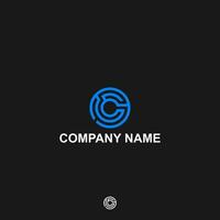 Monogramm Logo Brief C, cc oder ccc modern Unternehmen C, Brief, Symbol, cc, abstrakt, Vektor, Geschäft, Design, Hochzeit, Kunst, Schriftart, Konzept, Etikett, Alphabet, Vorlage, Bitcoin, Blau, kreativ vektor