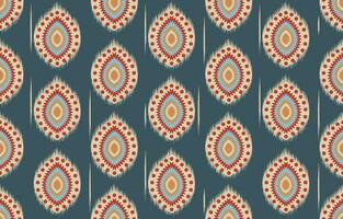 etnisk abstrakt ikat konst. sömlös mönster i stam, folk broderi, och mexikansk stil. aztec geometrisk konst prydnad skriva ut. design för matta, tapet, Kläder, omslag, tyg, omslag, textil. vektor