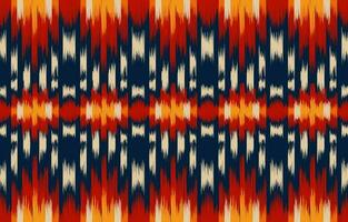 ethnisch abstrakt Ikat Kunst. nahtlos Muster im Stammes-, Volk Stickerei, und Mexikaner Stil. aztekisch geometrisch Kunst Ornament drucken. Design zum Teppich, Hintergrund, Kleidung, Verpackung, Stoff, Abdeckung, Textil. vektor