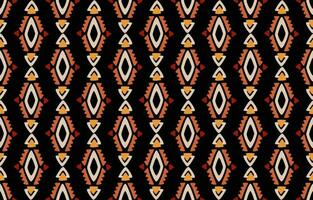 ethnisch abstrakt Ikat Kunst. nahtlos Muster im Stammes-, Volk Stickerei, und Mexikaner Stil. aztekisch geometrisch Kunst Ornament drucken. Design zum Teppich, Hintergrund, Kleidung, Verpackung, Stoff, Abdeckung, Textil. vektor