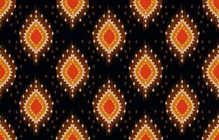 ethnisch abstrakt Ikat Kunst. nahtlos Muster im Stammes-, Volk Stickerei, und Mexikaner Stil. aztekisch geometrisch Kunst Ornament drucken. Design zum Teppich, Hintergrund, Kleidung, Verpackung, Stoff, Abdeckung, Textil. vektor