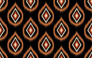 etnisk abstrakt ikat konst. sömlös mönster i stam, folk broderi, och mexikansk stil. aztec geometrisk konst prydnad skriva ut. design för matta, tapet, Kläder, omslag, tyg, omslag, textil. vektor