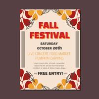 Fall Festival Mall Vector