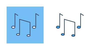 Vektorsymbol für Musiknoten vektor