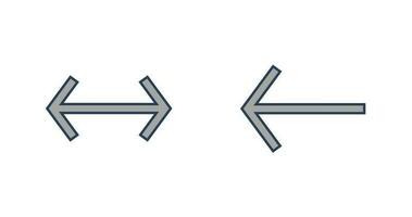 Links-Rechts-Vektorsymbol vektor