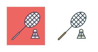 Badminton-Vektor-Symbol vektor