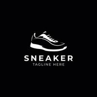 Sneaker Schuhe Geschäft Logo Vektor