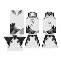 Muster Jersey Basketball vektor