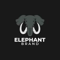 elefant varumärke logotyp vektor