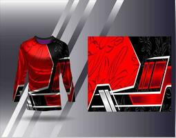 sporter jersey och tshirt mall sporter design för fotboll tävlings gaming jersey vektor