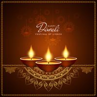 Abstrakt Glad Diwali vektor bakgrund