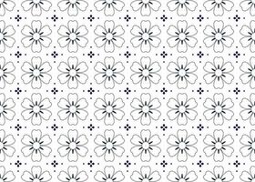 geometrisk och blomma linje etnisk tyg sömlös mönster för trasa matta tapet bakgrund omslag etc. vektor