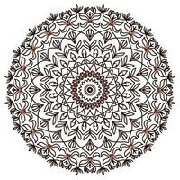 Mandala Muster abstrakt Blumen- Ornament vektor