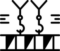 solide Symbol zum Overhead vektor