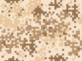 kamouflage sömlös mönster. kaki digital pixel kakel. skog militär textil- vektor