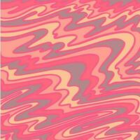 häftig vågig fyrkant baner abstrakt retro linje konst estetisk 70s stil. trendig 1960 Färg vågor räffla bakgrund. psychedelic årgång design. tapet trippy flytande affisch. vektor illustration