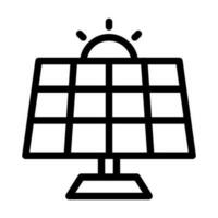 sol- panel ikon design vektor