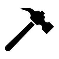 Hammer Vektor Glyphe Symbol Design