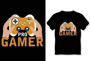 Profi Spieler Spielen t Hemd ,Gaming Zitate t Hemd Spieler t Hemd Design vektor