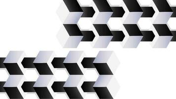 abstrakt schwarz und Weiß Polygon Hintergrund Design vektor