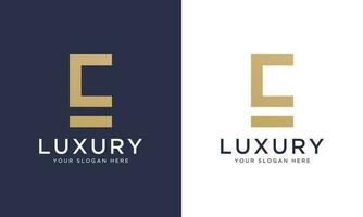 lyx brev e logotyp mall i guld Färg. modern trendig första lyx e brev logotyp design. kunglig premie brev e logotyp design vektor mall.