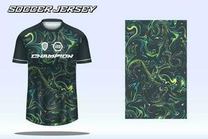 fotboll jersey sport t-shirt design attrapp för fotboll klubb vektor