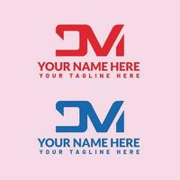 cm Brief Logo oder cm Text Logo und cm Wort Logo Design. vektor